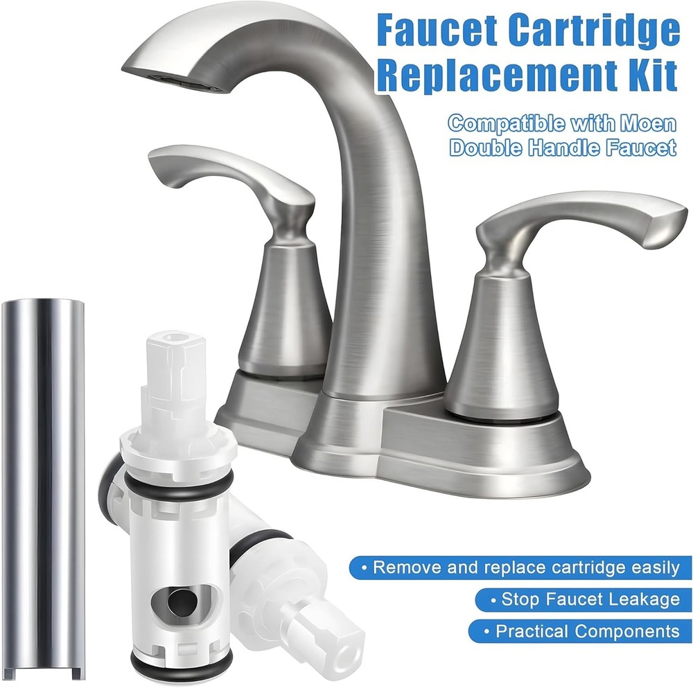 3 Pcs Faucet Cartridge Replacement Kit Compatible