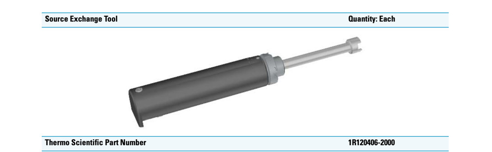 Thermo Scientific OEM Source Exchange Tool 1R120406-2000 with Case*NEW*