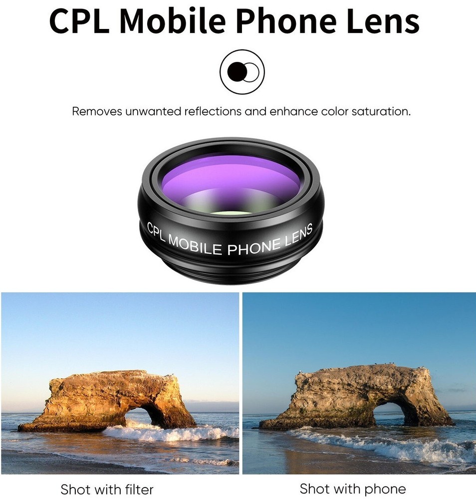 10 in 1 Phone Lens Set for iPhone / Samsung / Google