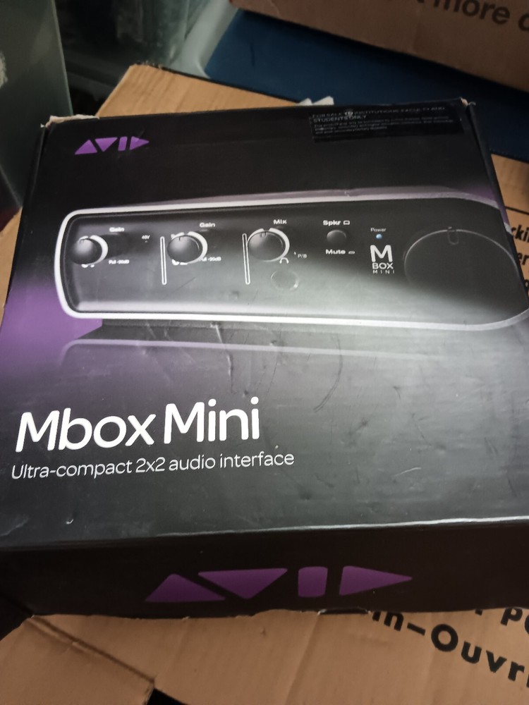 AVID Mbox Mini USB Audio Interface with original box