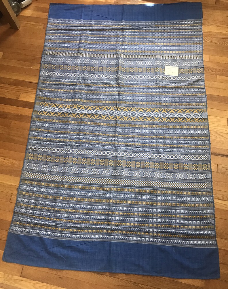 Handmade Sri Lanka Decorative Throw or Tablecloth - 82” x 51”
