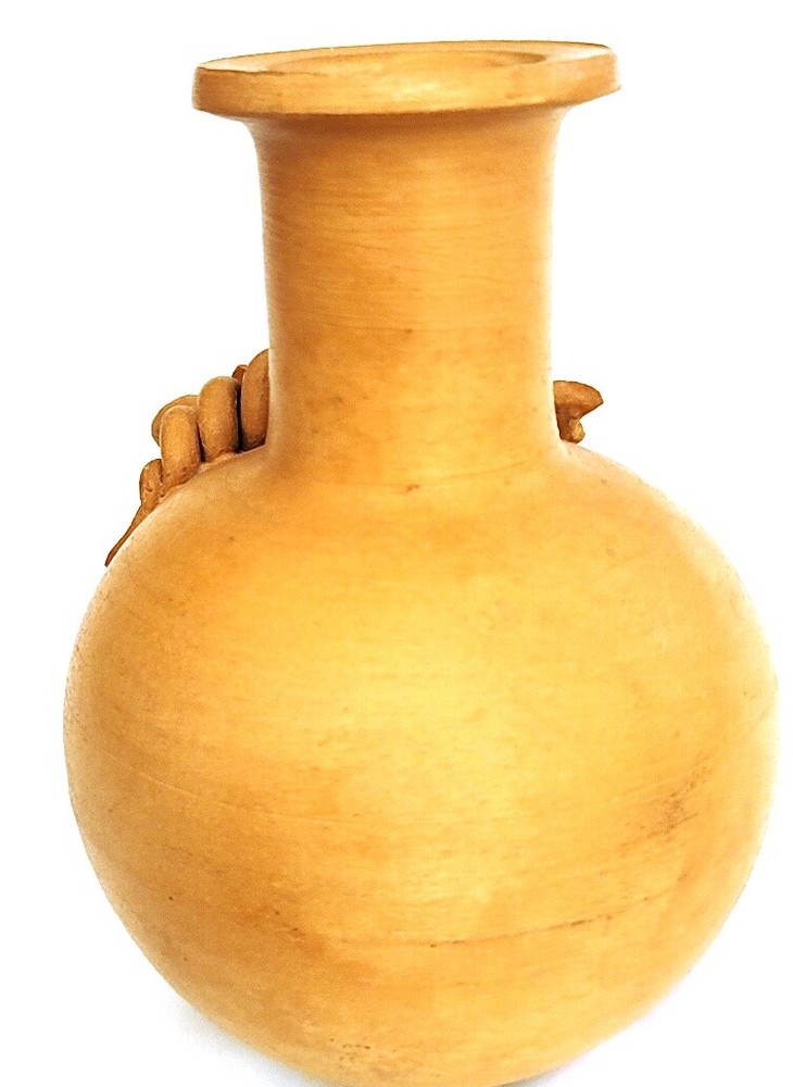 Unique 6" Pottery Clay Vase