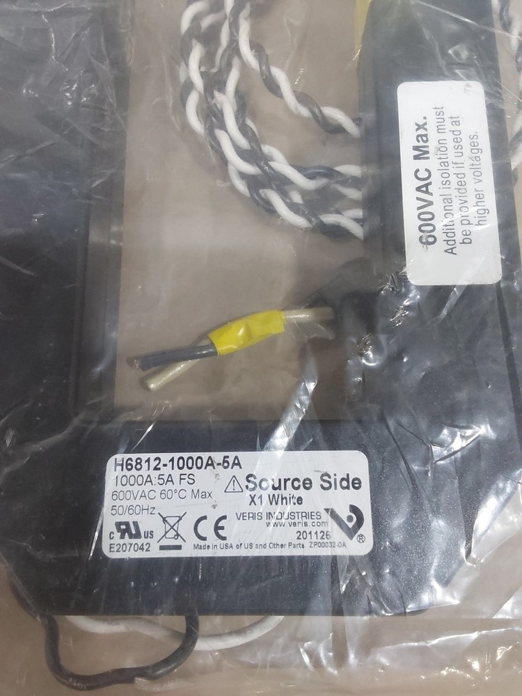 Veris H6812-1000A-5A Current Transformer 1000 Amp 5A