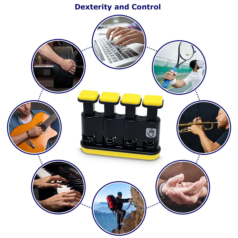 THE FINGER BLITZER - adjustable finger strength trainer and grip exerciser – ...