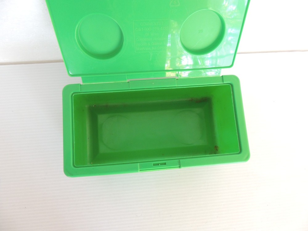 Vintage Chubs Baby Wipes Lego Stackable Storage Container Green