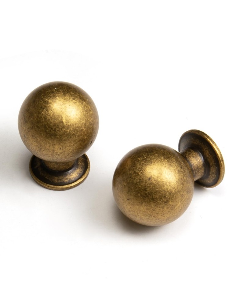 Antique Brass Cabinet Knobs Classic Vintage Retro Drawer Knobs Kitchen Cupboa...