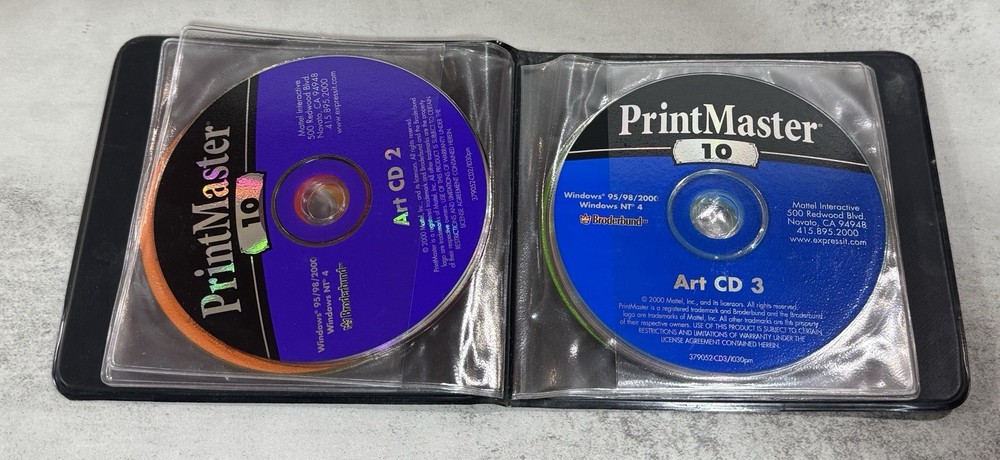 PrintMaster Platinum 10~ 1997-9 CD’s
