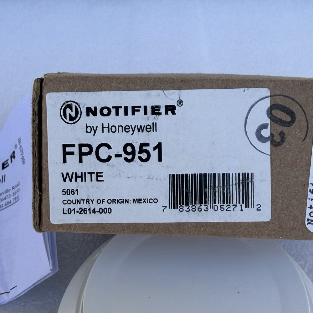 Notifier FPC-951 Smoke Detector- White