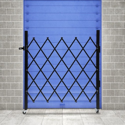Folding Security Gate Folding Door Single Gate Rolling Barricade Gate 1.3m*93cm