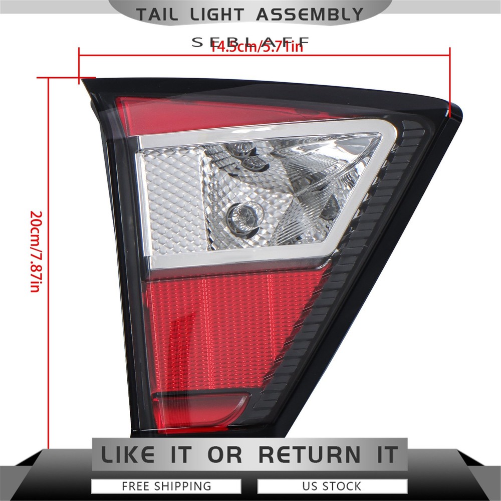 Halogen Tail Lights For Ford Escape 2017-2019 Rear Left&Right Inner Tail Lamps