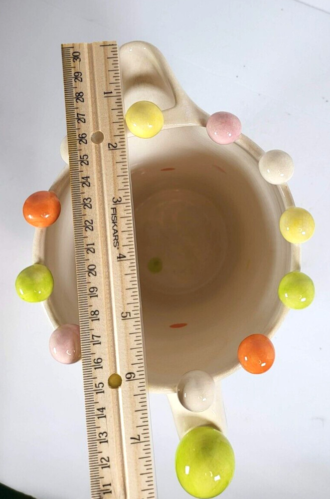 Home ETC Polka-Dot Whimsy Large Pitcher White Multi Colors 2006