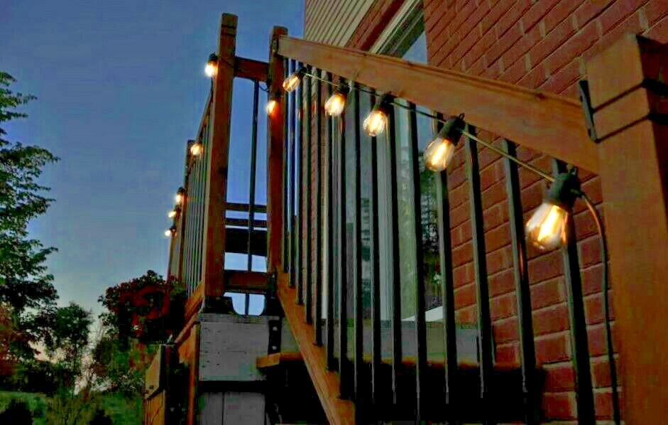 NEW Sunforce 15 LED Warm White Outdoor Waterproof Solar String Lights Lithium