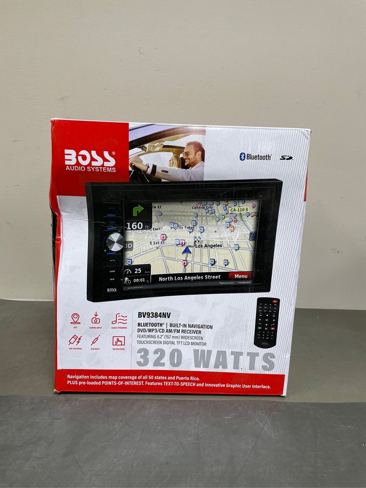 Boss Audio Systems BLUETOOTH® | Built-In NAVIGATION, In-Dash Double-Din DVD