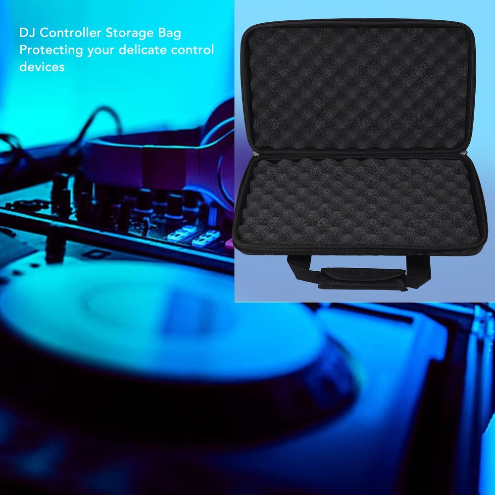 DJ Controller Storage Bag Portable Carrying Case for Double Channel DJ Controll