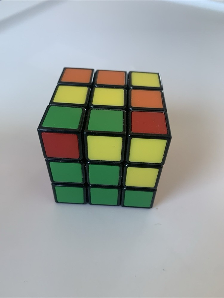Rubik’s Cube 3x3x3 Multicolor Plastic Cube Shape Twist Puzzle Brain Teaser