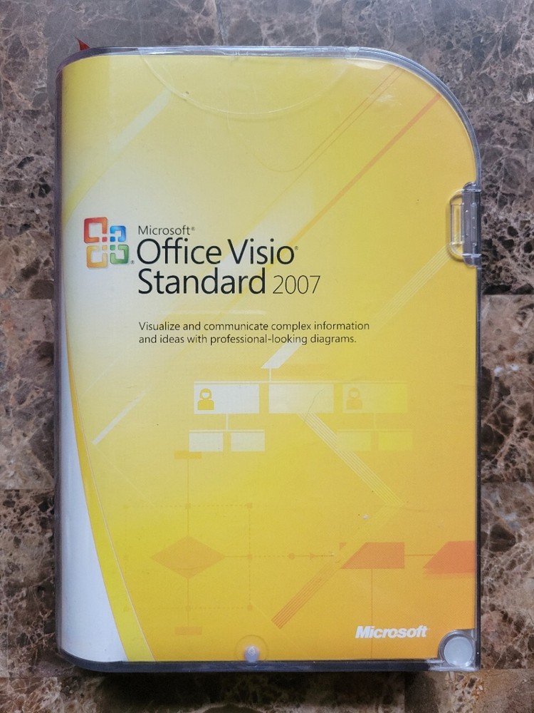 NEW SEALED Microsoft Visio Standard 2007 Full Version RETAIL