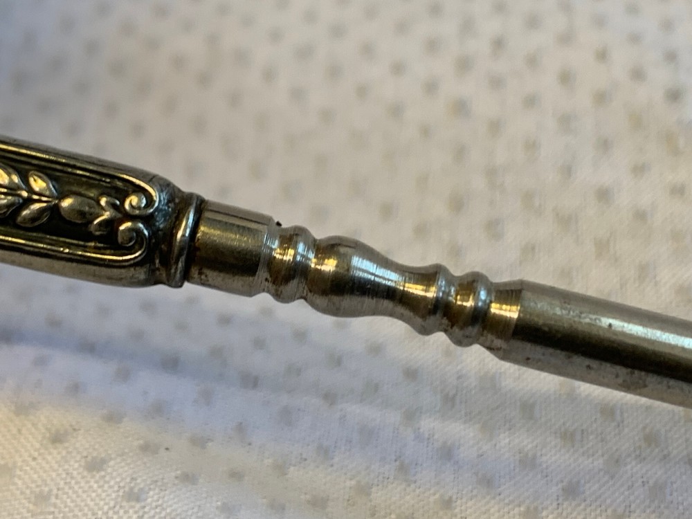 Victorian Webster Lace Puller Button Hook 30.15g Sterling Silver Handle