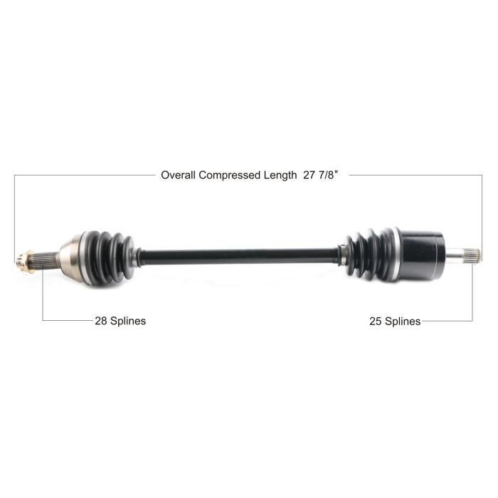 Tytaneum Front Left Right CV Axle HON-7043