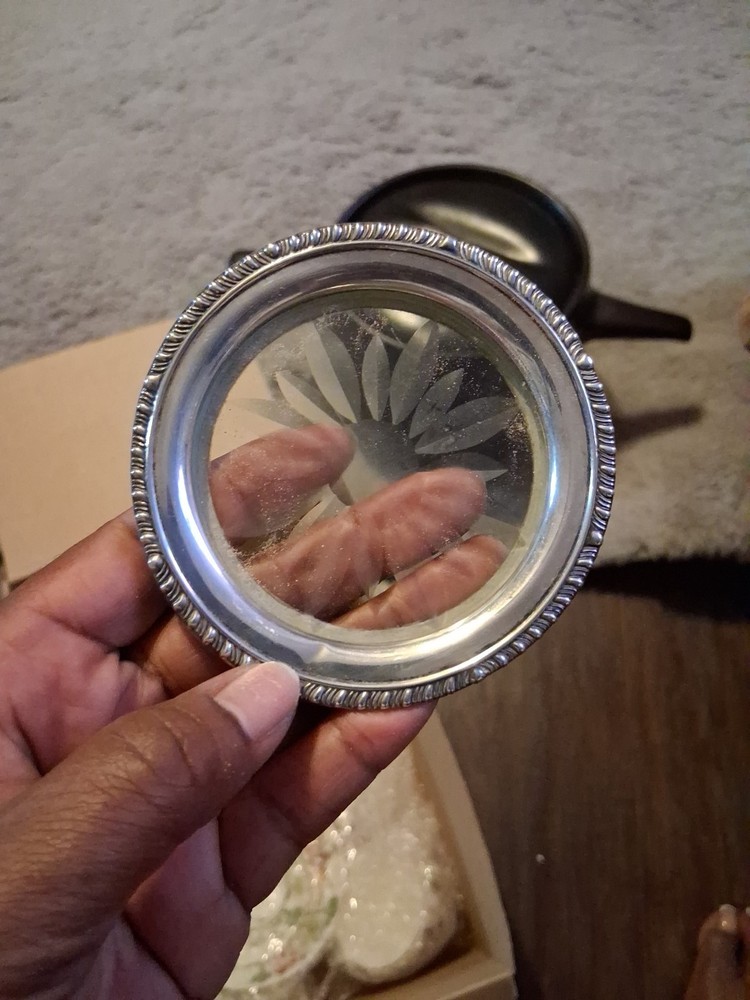 VTG Frank M. Whiting & Co Sterling Silver Coaster