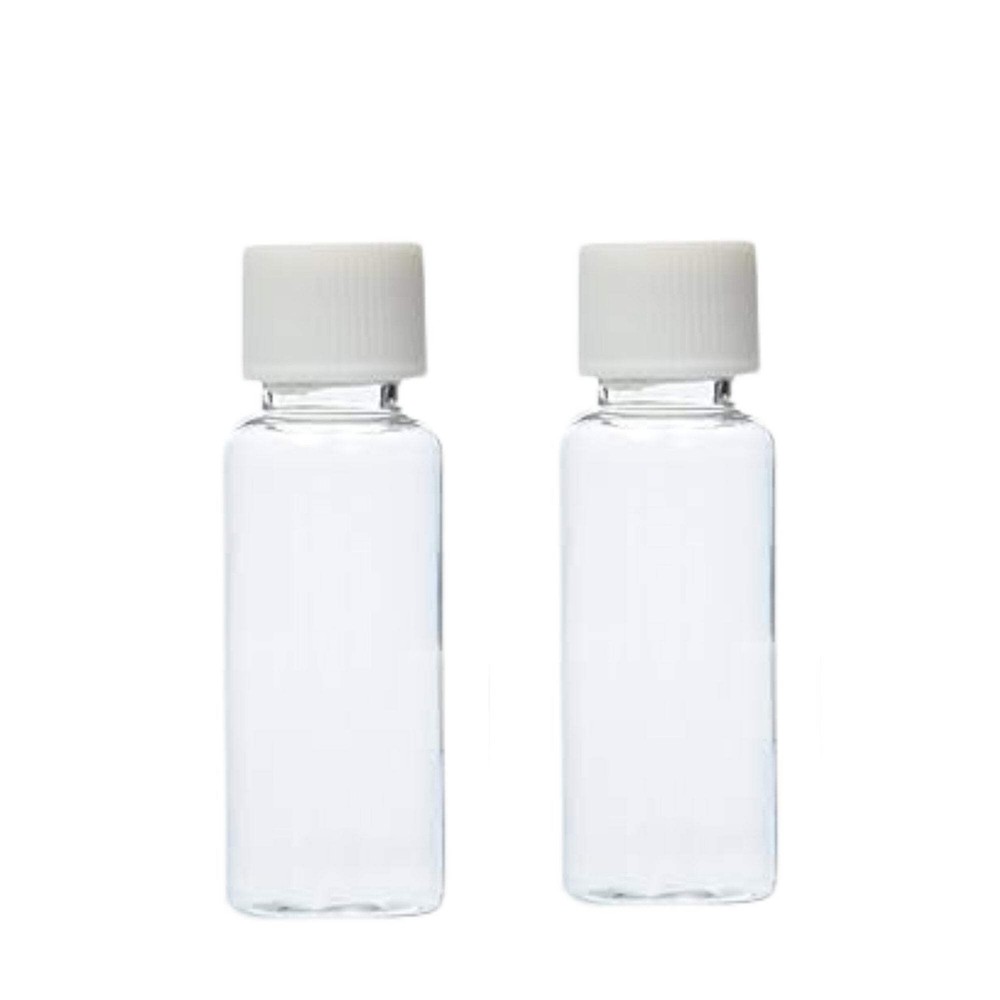 1.5oz Flip Cap Clear Soft Plastic Bottle: 2 Pack