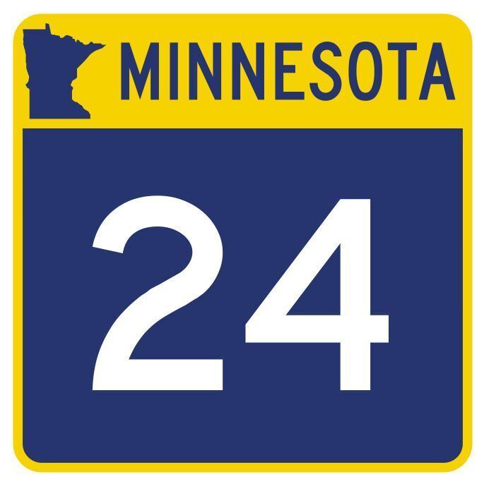Minnesota State Highway 24 Sticker Decal