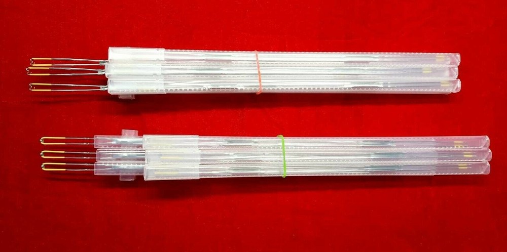 6pc Laparoscopic Loop Electrodes for Double Stem Working Element Bipolar Passive