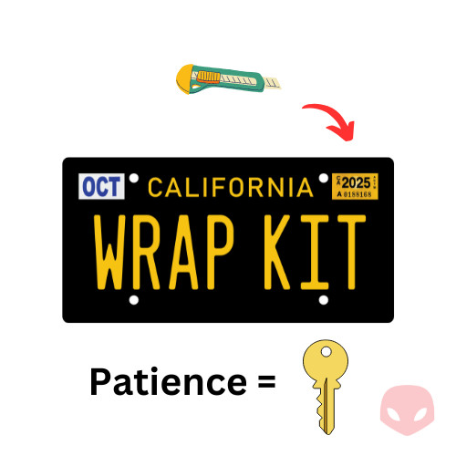 LEGACY California Plate Wrap DIY Kit