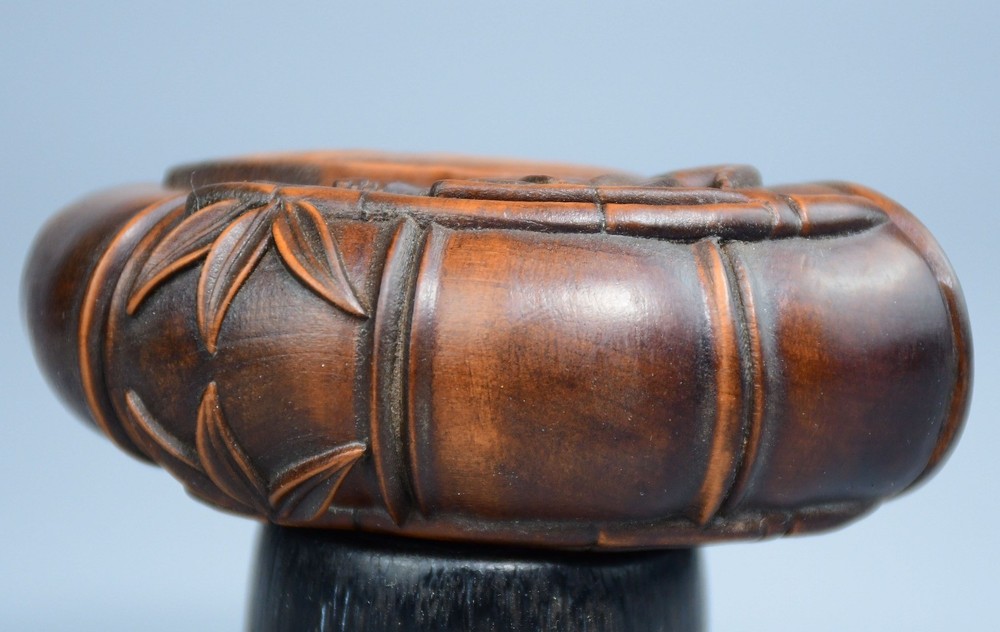 Exquisite Carved Boxwood Striking Display Piece