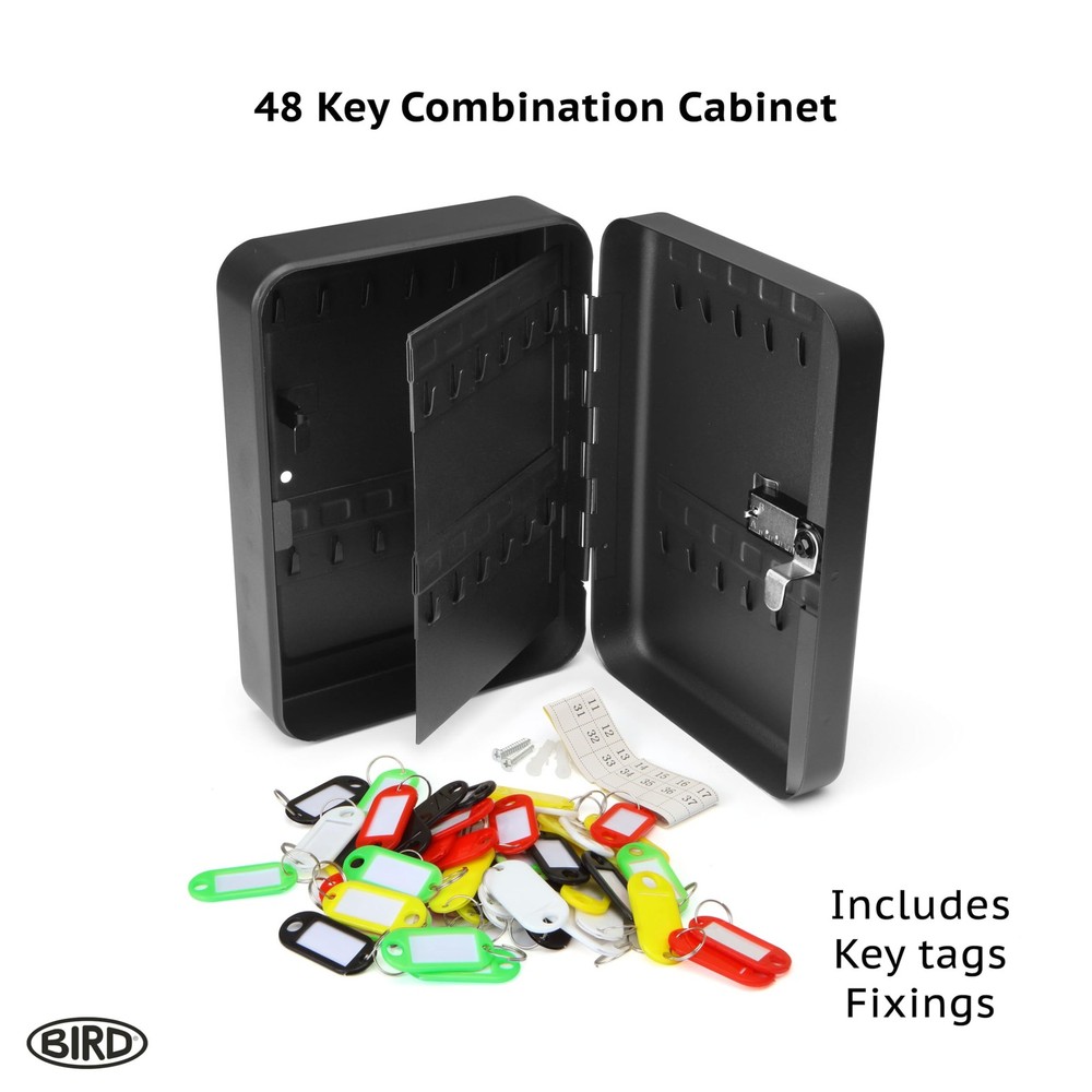 Black 48 Key Combination Key Cabinet