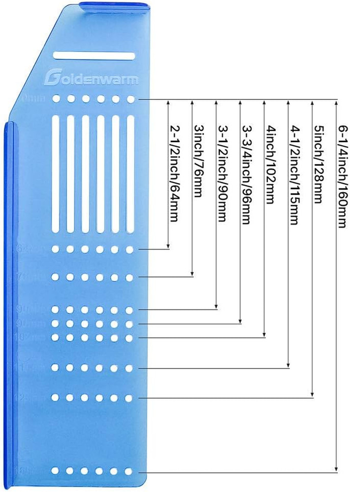 Cabinet Pull Template Door Template Drawer Pull Drill Template 1 Pack - TM160 Ca