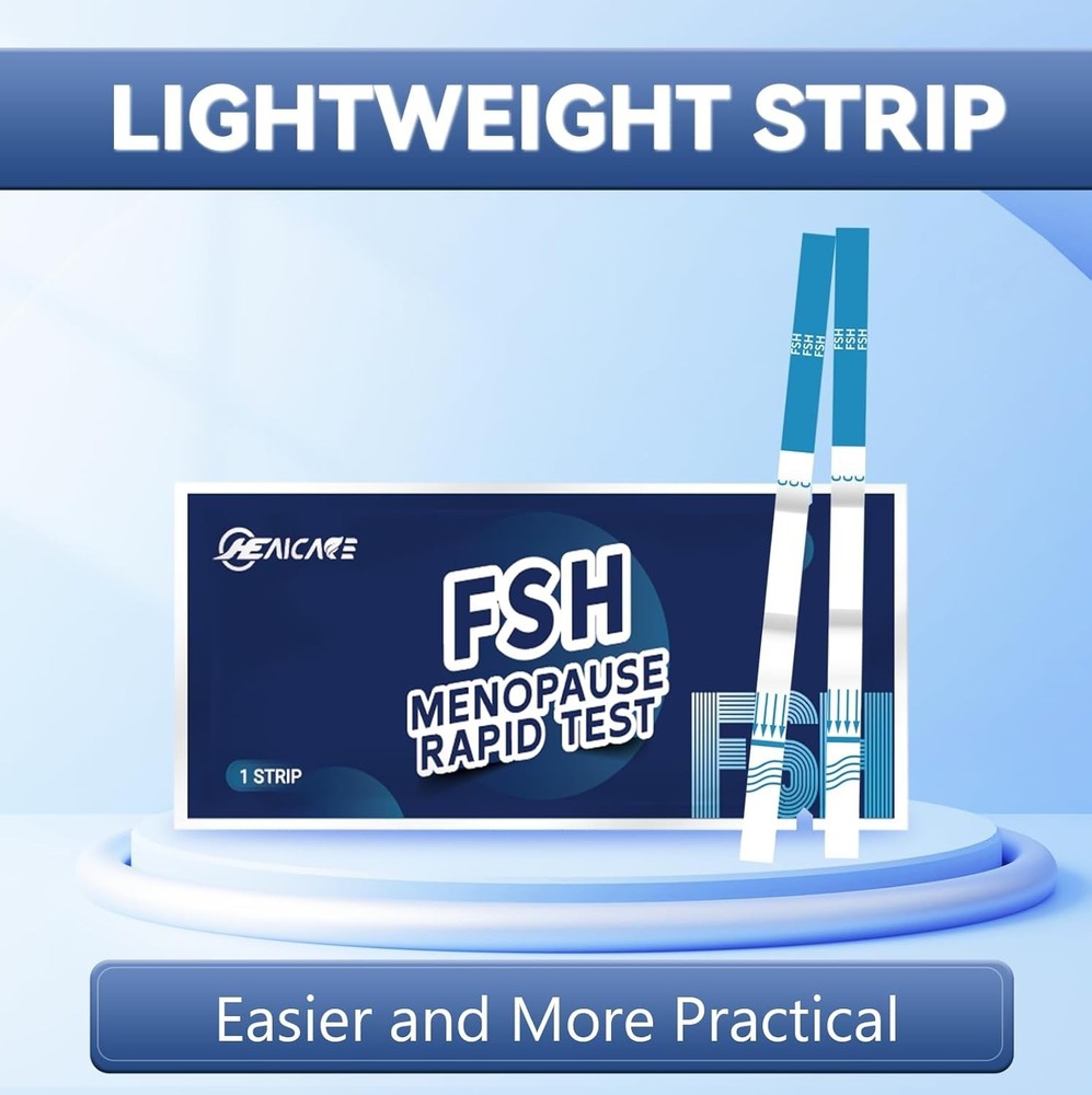 FSH Menopause Rapid Strips - Accurate Home Testing, 5 Tests Included