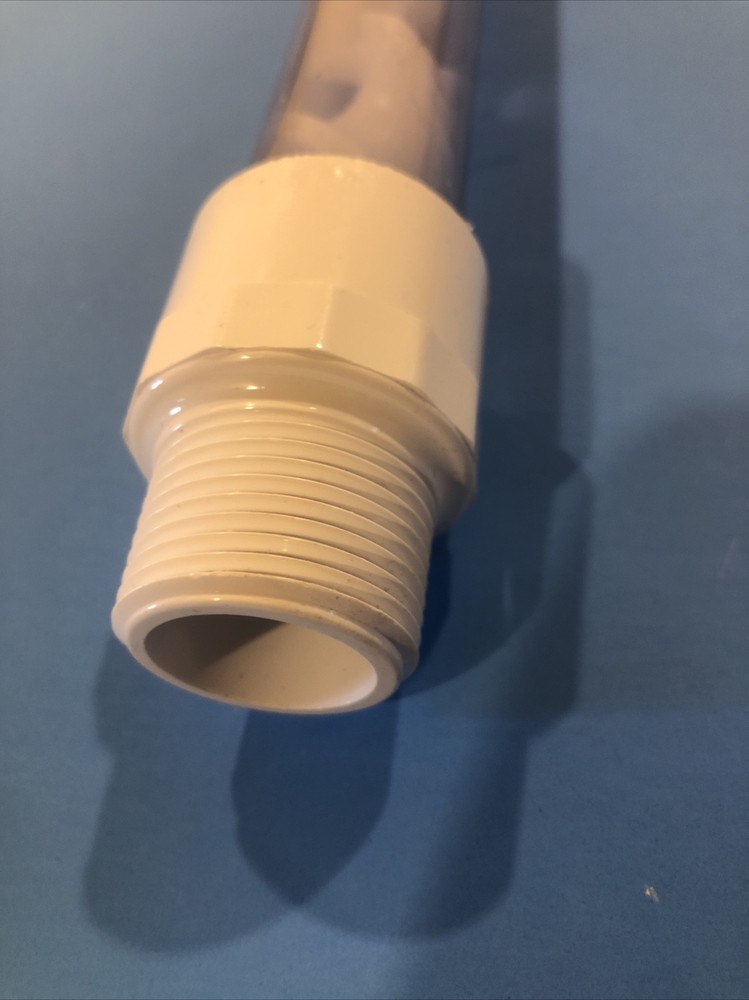 Static mixer 1" clear schedule 40 , viscous , pastes, high viscosisty, Nitrox