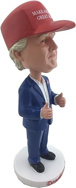 Donald Trump Bobblehead with MAGA Hat
