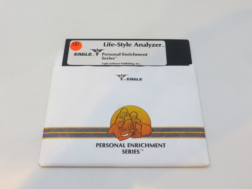 5.25" Floppy Disk Life-Style Analyzer - Eagle Personal Enrichment Series disc
