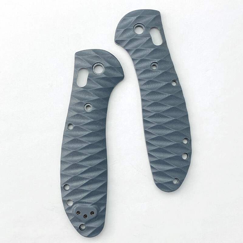 G10 Scaly Pattern Handle Scales + Supporting Shafts for Benchmade Griptilian 551