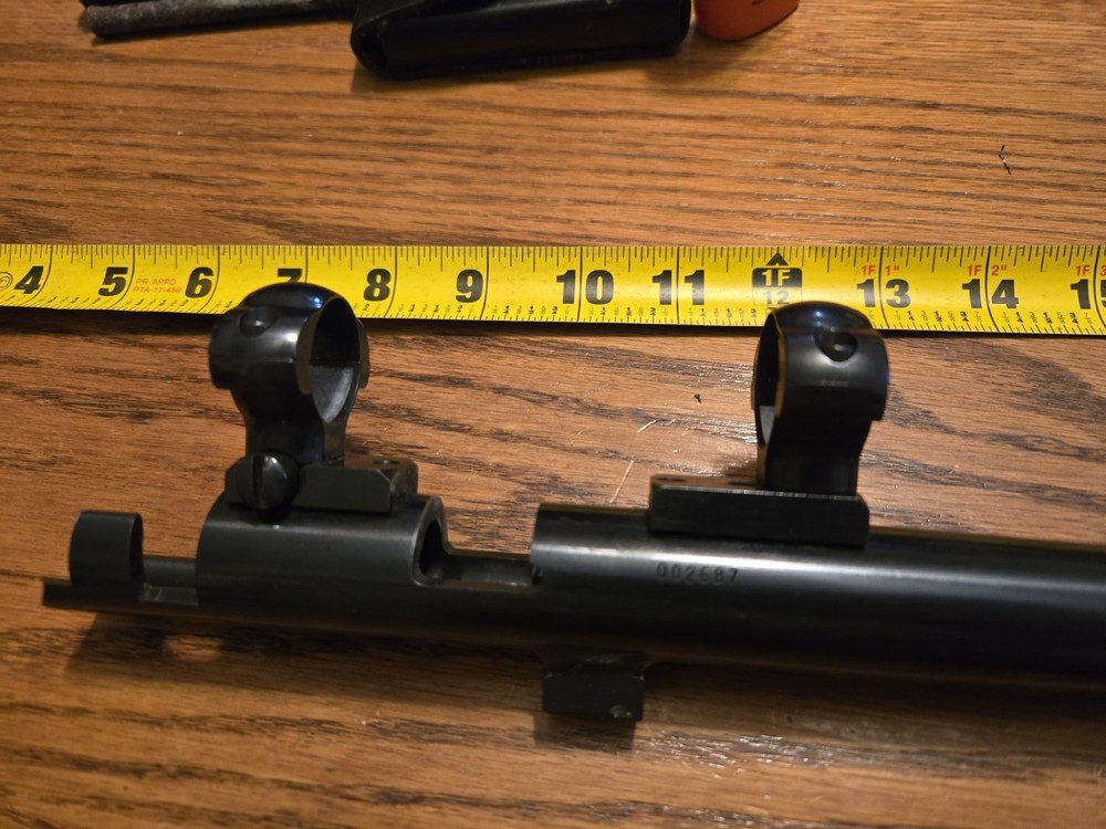 Knight DISC EXTREME 50 cal Muzzleloader Barrel w/ Ramrod Scope Mounts And Rings