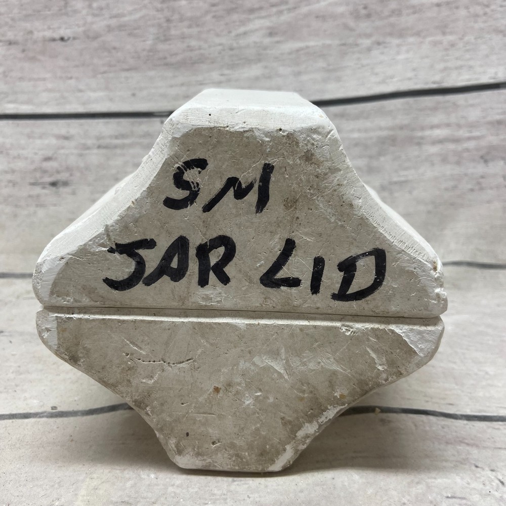 Unbranded Ceramic Casting Mold Decorative Small Jar Lid