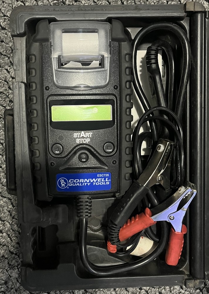 ESC726 Cornwell Digital Battery & Electrical System Analyzer With Case Like New