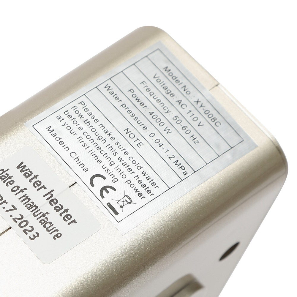 Mini Electric Tankless Hot Water Heater Constant Temperature Remote Control 110V