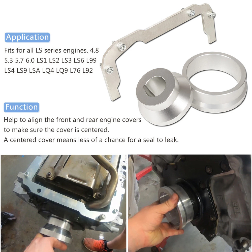 Front and Rear Cover Alignment Tool & Oil Pan Alignment Tool for LS Engines