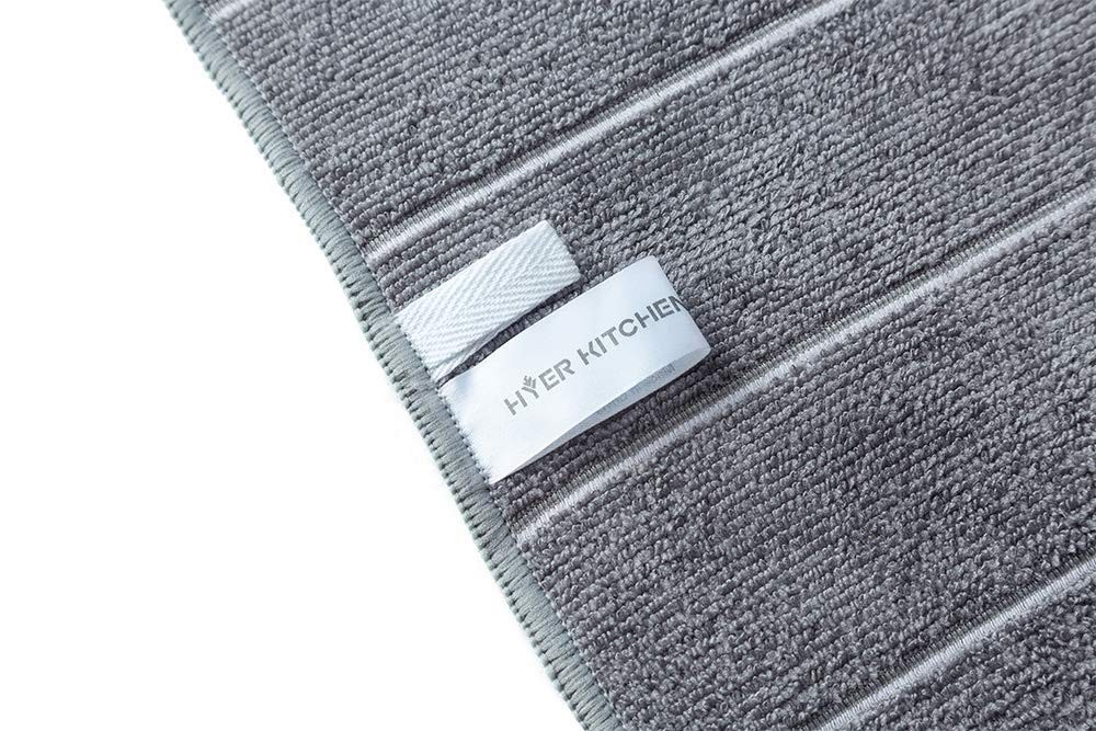 Microfiber Kitchen Towels - Super Absorbent, Soft and Solid Color Dish Towels, 8