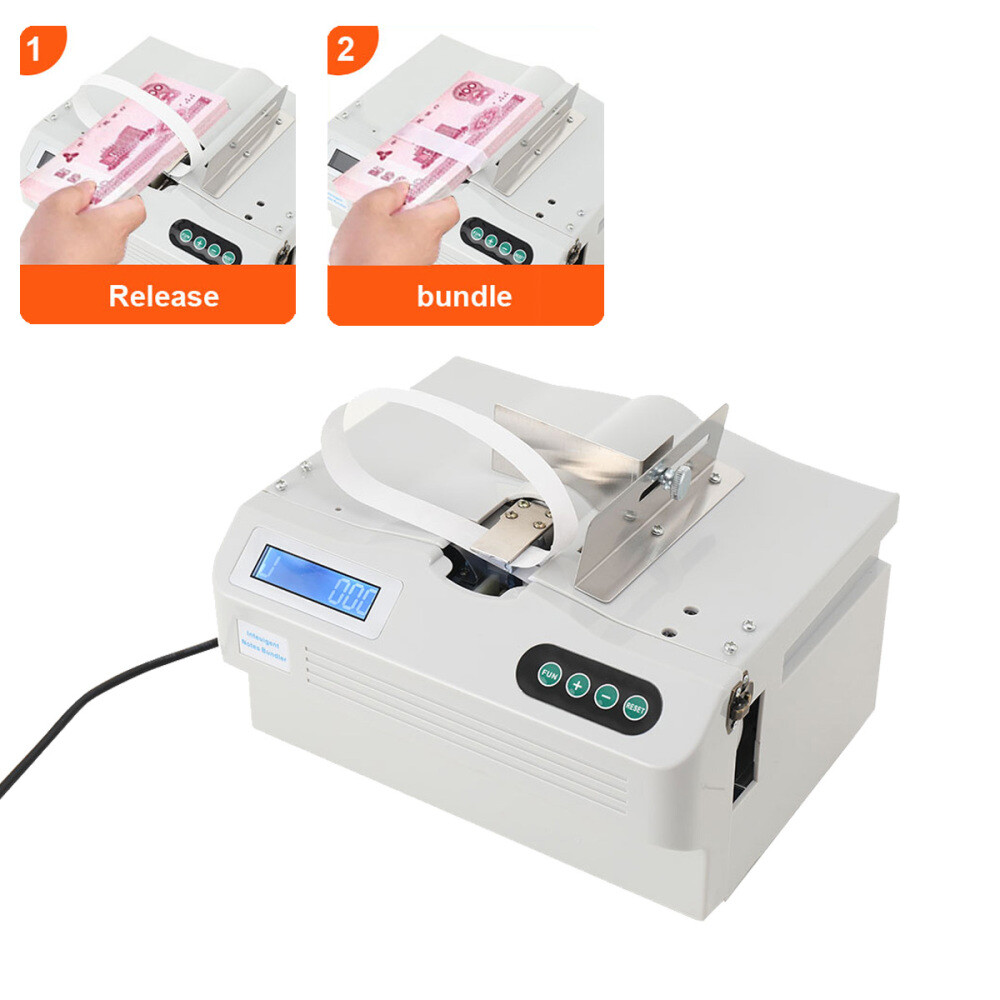 Automatic Money Bundle Machine 2sec/Once Intelligent Banknote Binding Machine