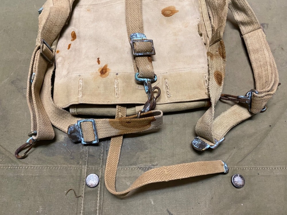 ORIGINAL WWI US ARMY M1910 HAVERSACK COMBAT FIELD BACKPACK
