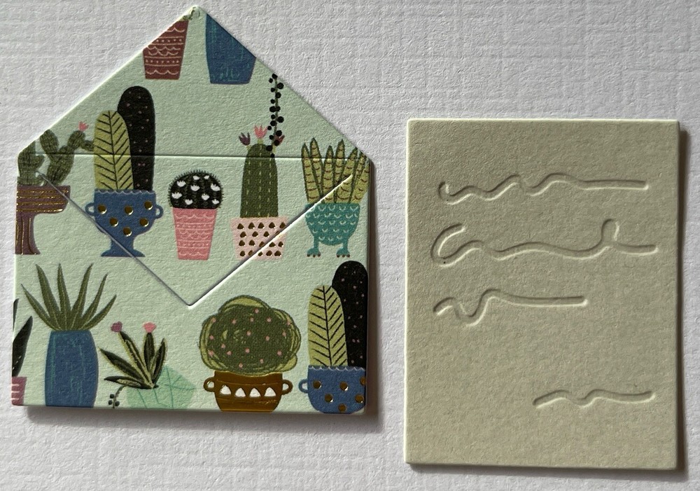MAKE A MINI NOTE Die-Cut Set(6pc) Present•Christmas •Birthday•Special Occasion