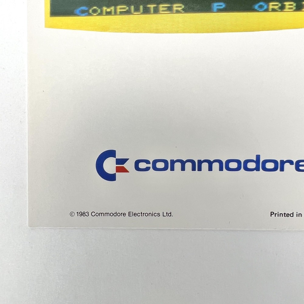 1983 Commodore 64 Visible Solar System Computer Game Manual ONLY