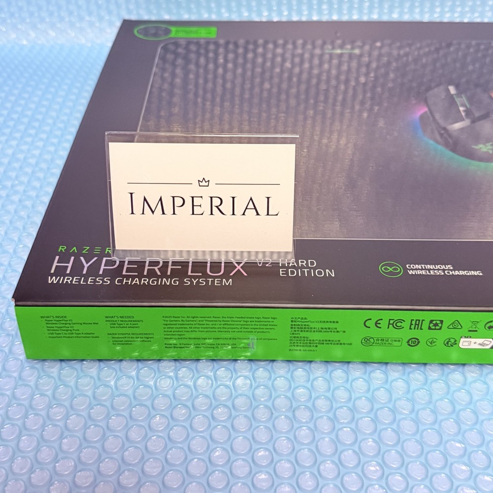 Razer HyperFlux V2 Hard Edition Gaming Mouse Pad Wireless Charging