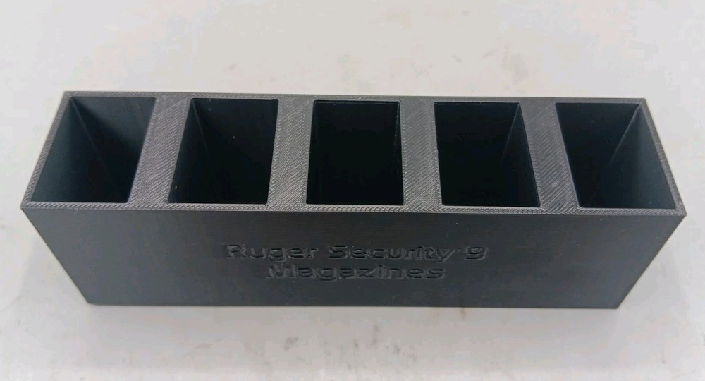 5 Mag Storage Rack For Ruger Security 9 Magazine Holder Range Bin