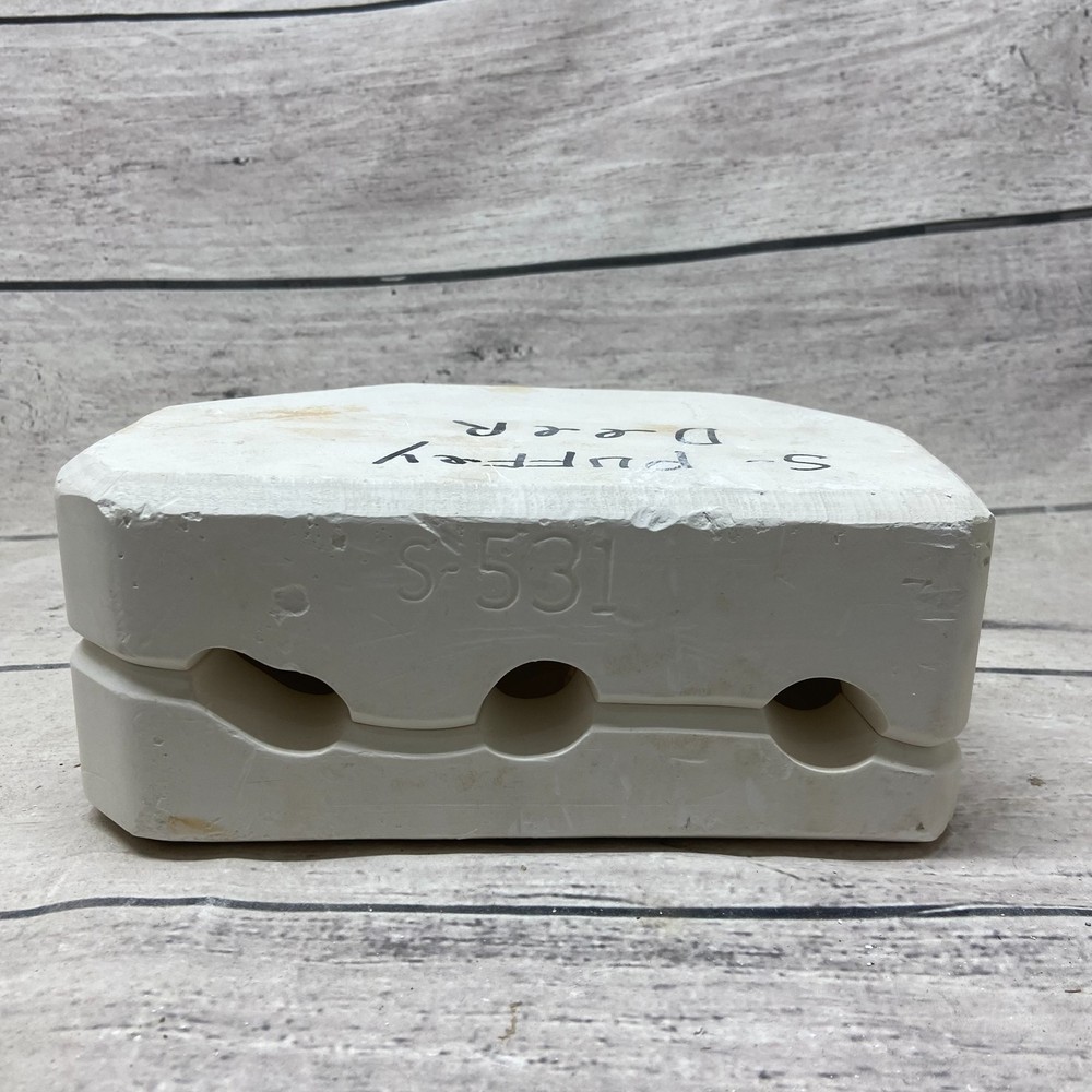 Scioto Ceramic Casting Mold S-Puffy Deer #S-531