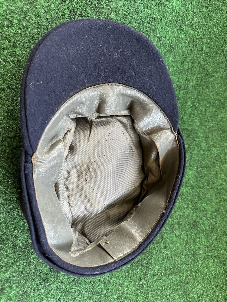 Original West German Firemans M43 Style Wool Hat Fire Service