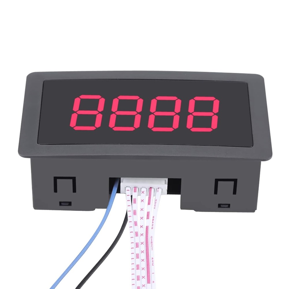 Multi-Color LED Digital Counter with 4-Digit Display and Anti-Interference